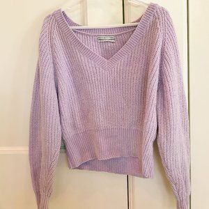 Urban Outfitters Lavender Chenille Sweater